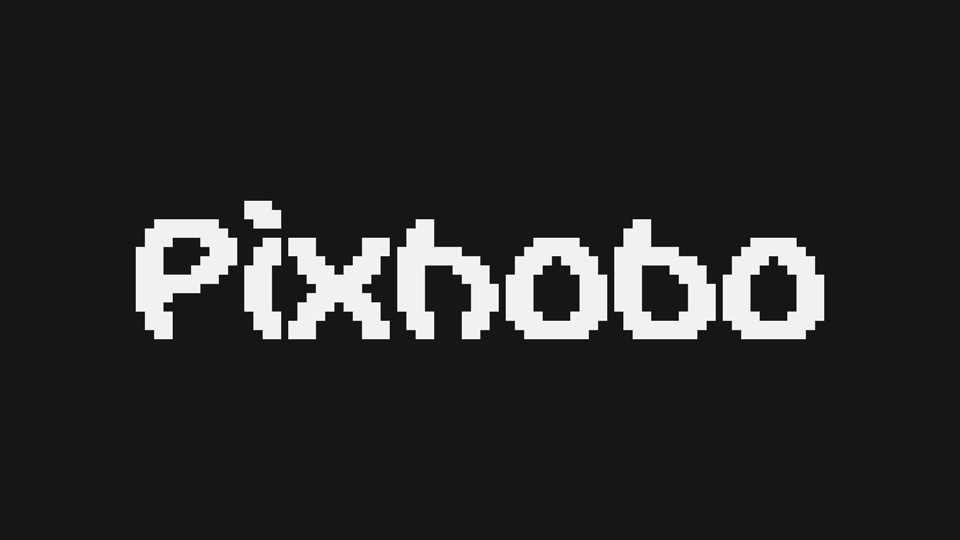 

Pixhobo: A Pixel Font Combining Art Nouveau and Pixel Styles