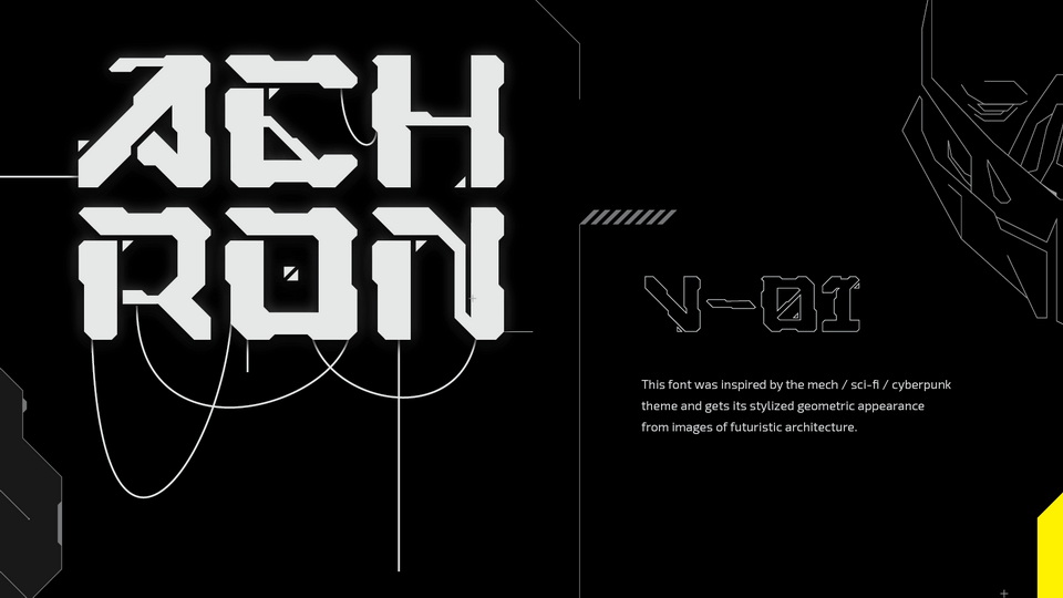 

Achron: A Bold and Stylized Display Font Inspired by Futuristic Themes
