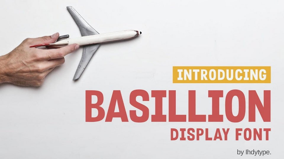 

Basillion: A Bold, All-Caps Display Font Ideal for Titles and Headlines