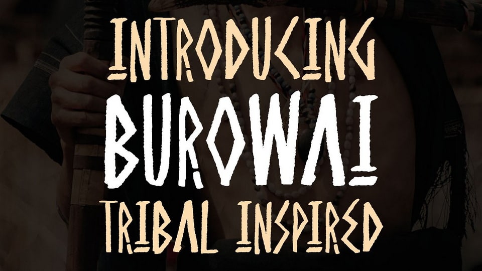 

Burowai: A Display Font Inspired by Nature, Bravery, Spirit, and Tradition