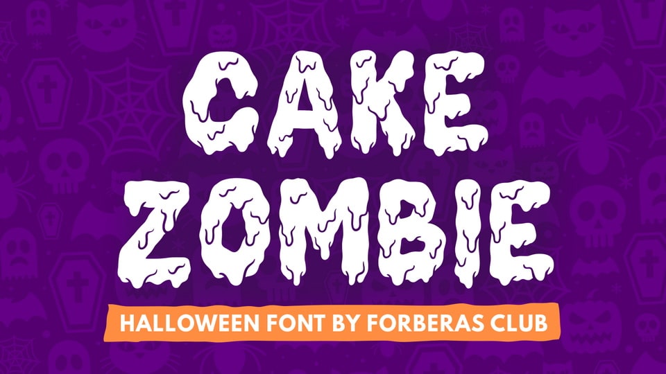 

Cake Zombie: A Fun and Spooky Display Font