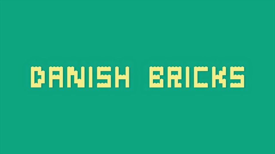 Danish Bricks Font