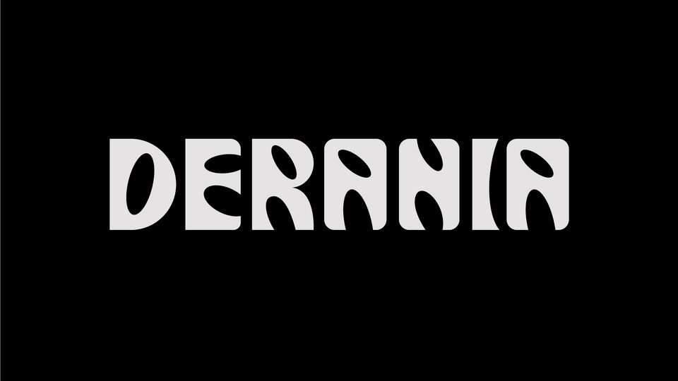 

Derania - A Playful and Bold Typeface Inspired by the Monstera Plant