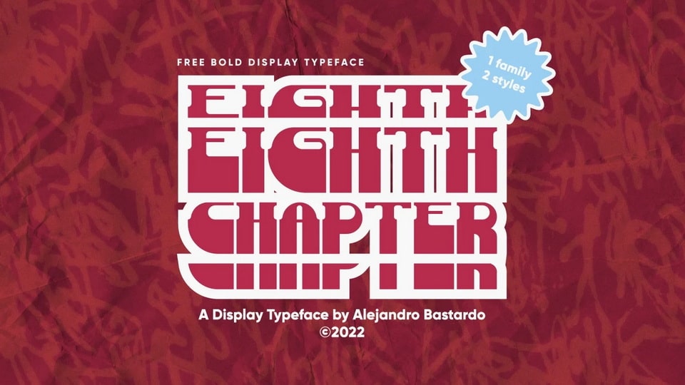 

Eighth Chapter: A Bold and Striking Font with a Unique Personality