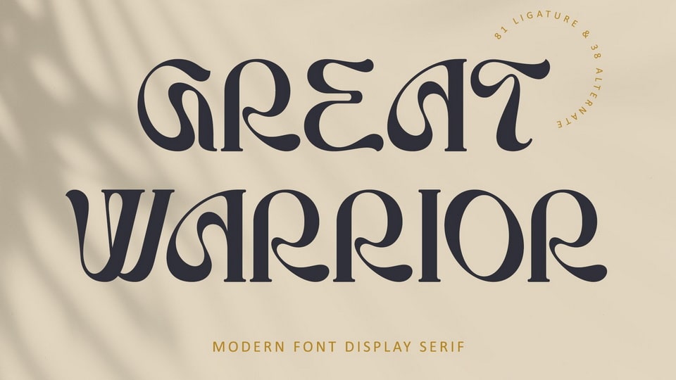 

Great Warrior Font - Unique & Elegant Style