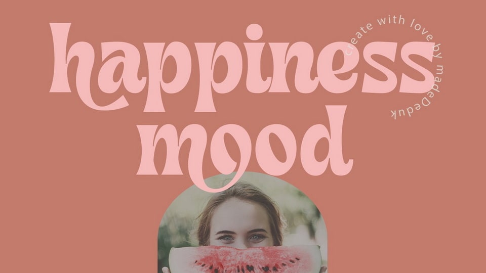 

Happiness Mood: A Playful and Whimsical Font