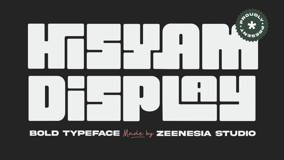 

Hisyam: A Bold and Impactful Display Font