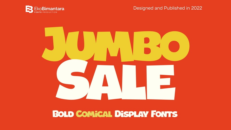 

Jumbo Sale Font: Bold and Playful Display Typeface