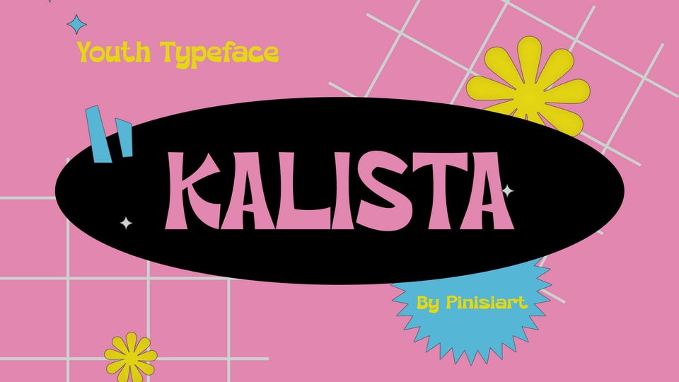 

Kalista: A Vibrant, Youthful Display Font