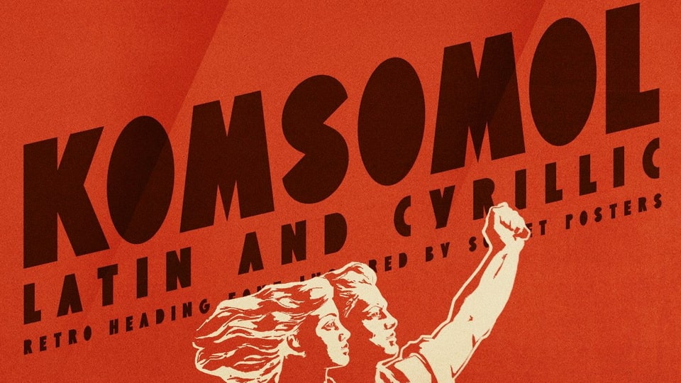 

ST-Komsomol: A Retro Grotesque Font