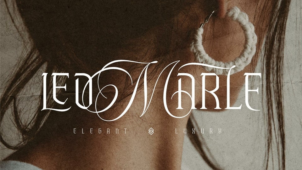 

Leomarle: A Stylish Display Font Paying Tribute to the Classic Blackletter Style