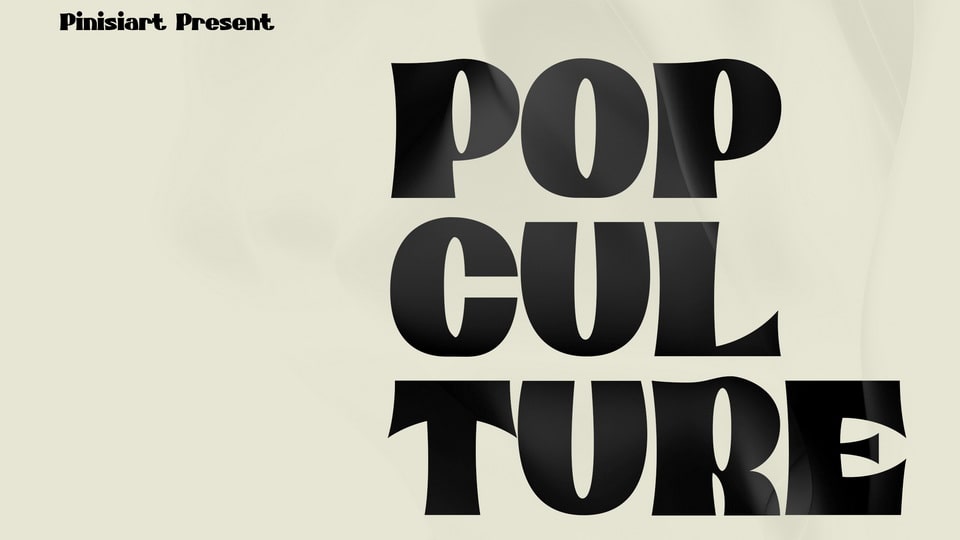 

POP CULTURE: Bold and Elegant Font for Elegant and Sophisticated Designs