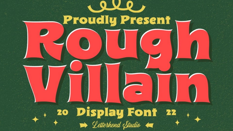 

Rough Villain - Bold Vintage Font