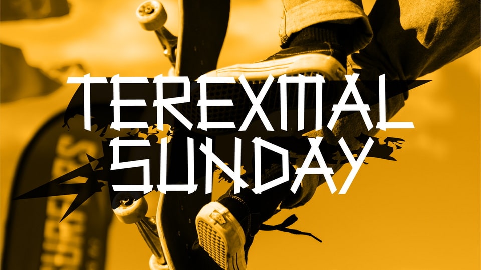 

Terexmal Sunday: A Decorative Typeface with a Modern, Urban Style
