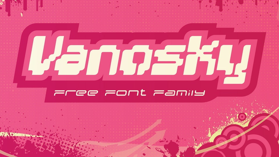 

Vanosky: A Free Y2K-Inspired Font Family