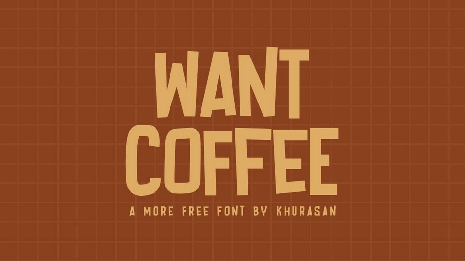 

Want Coffee: Playful Display Font for Adding Whimsy and Personality to Your Designs