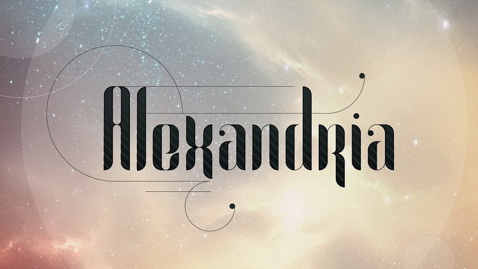 

Alexandria: A Sophisticated, Modular Typeface with a Unique Flair