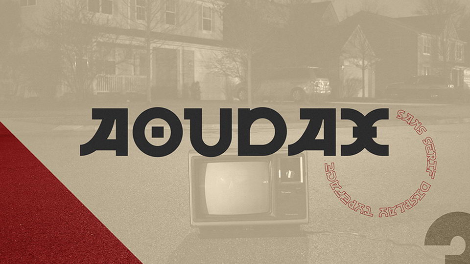 

Aoudax: A Powerful and Modern Sans Serif Display Font