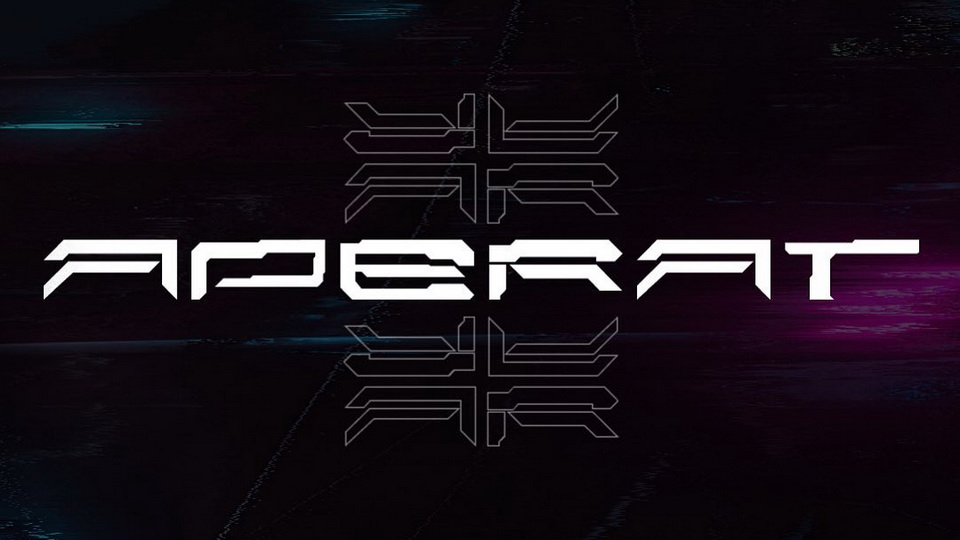

Aperat: A Unique Display Font Inspired by the Cyberpunk Movement
