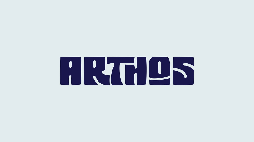 

Arthos: A Unique Font Family with a Modern Tropical Vibe
