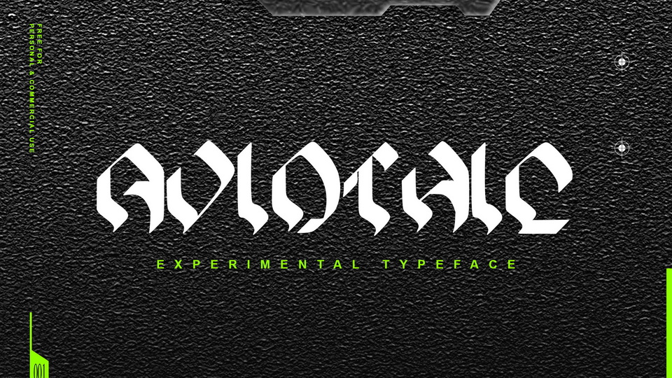 Aviothic: A Unique Display Typeface for Experimental and Individualistic Design Projects