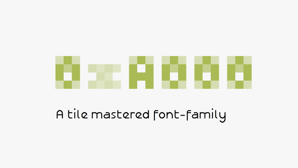 

0xA000: An Innovative Font Family Utilizing a Meta-Modular Tile-Grid System