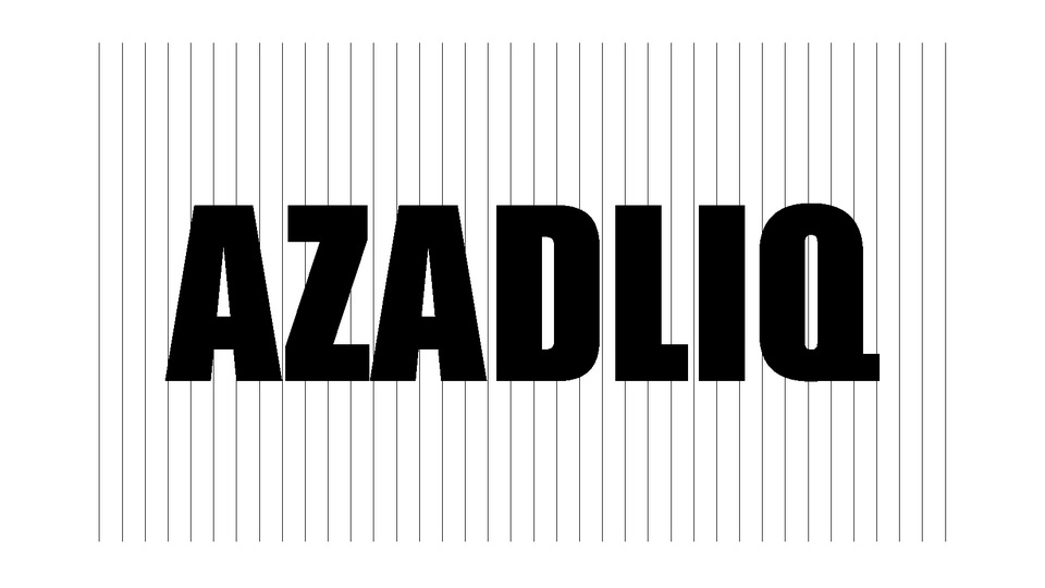 

FONTS FOR FREEDOM: Azadliq – A Bold Display Font to Remind Us of Press Freedom