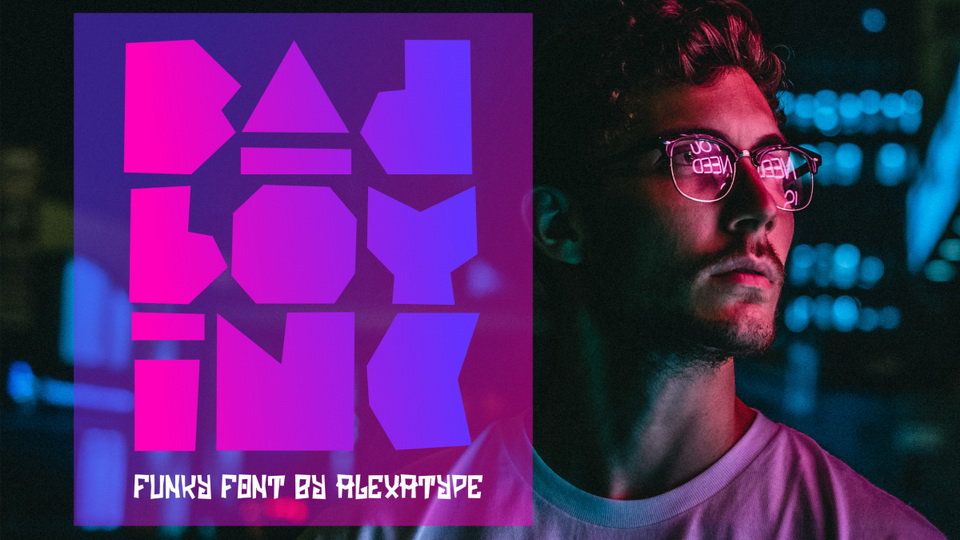 

BadBoy Inc: The Funky and Sharp Display Typeface That Makes a Bold Statement