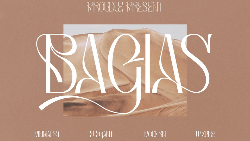 Bagias: A Versatile and Sophisticated Font for High-End Visuals