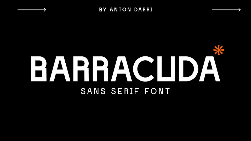 

Barracuda: An Exciting Modern Take on Geometric Sans Serif Typeface