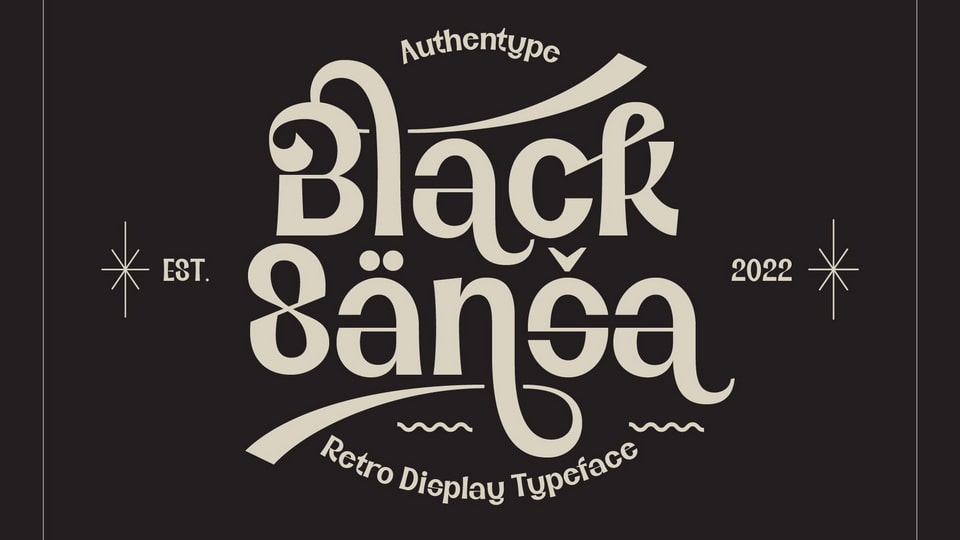 Design with Black Sansa: Perfect Retro Typography Solution