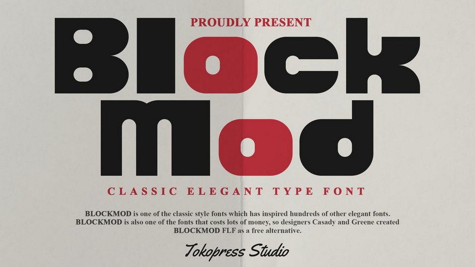 Blockmod - Ultimate Bold and Standout Modern Font