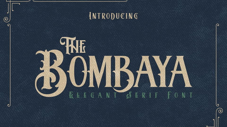 

Bombaya: A Classic Yet Modern Font with Timeless Appeal