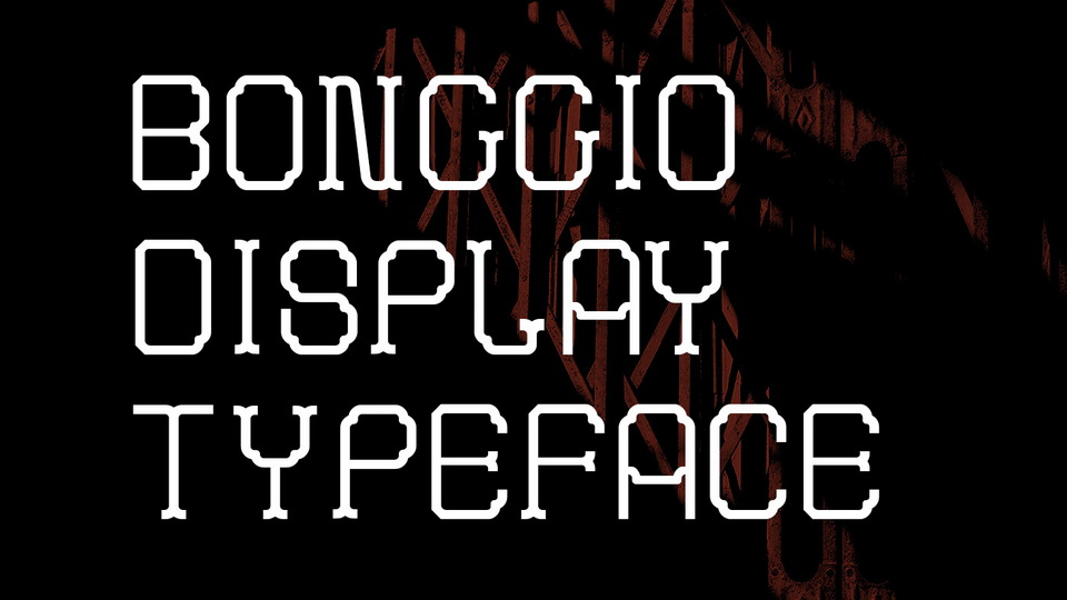 

Bong Gio Display: A Decorative Typeface Paying Tribute to the Classic Brick Pattern from Saigon