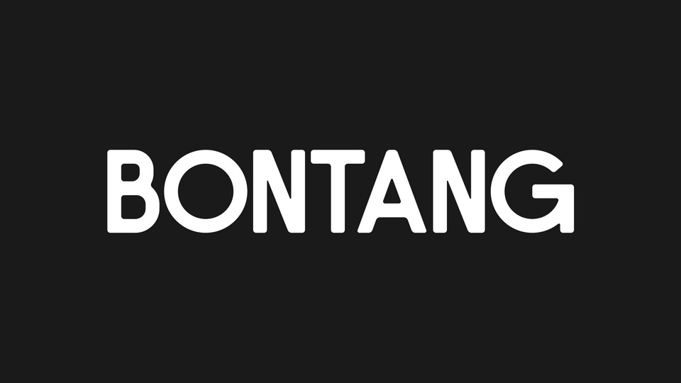 Bontang: A Contemporary and Sleek Geometric Font for Exceptional Typographical Encounters