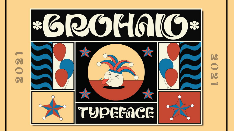 Brohalo: A Groovy Font with a Classic 70s Vibe for Unique and Creative Designs