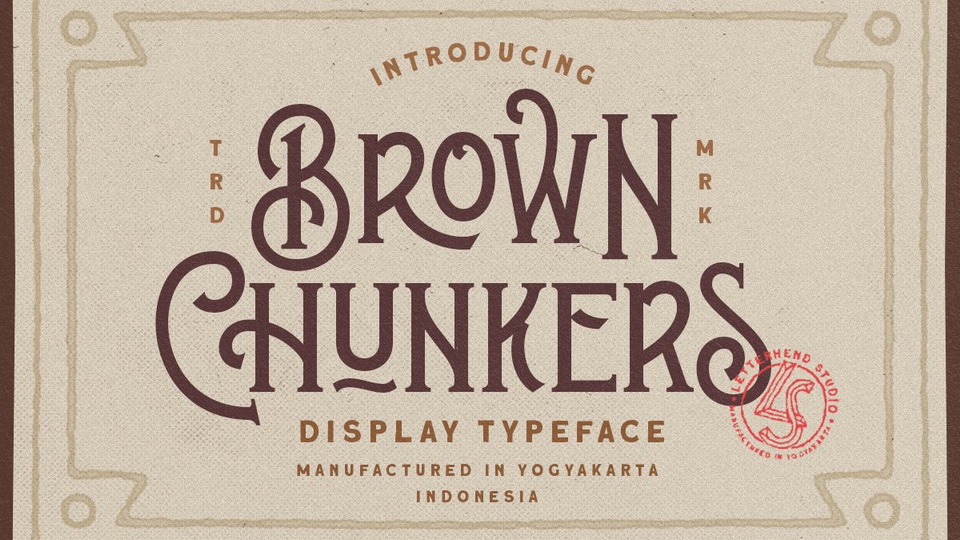 

Brown Chunkers: A Distinctive Display Font with a Classic Touch