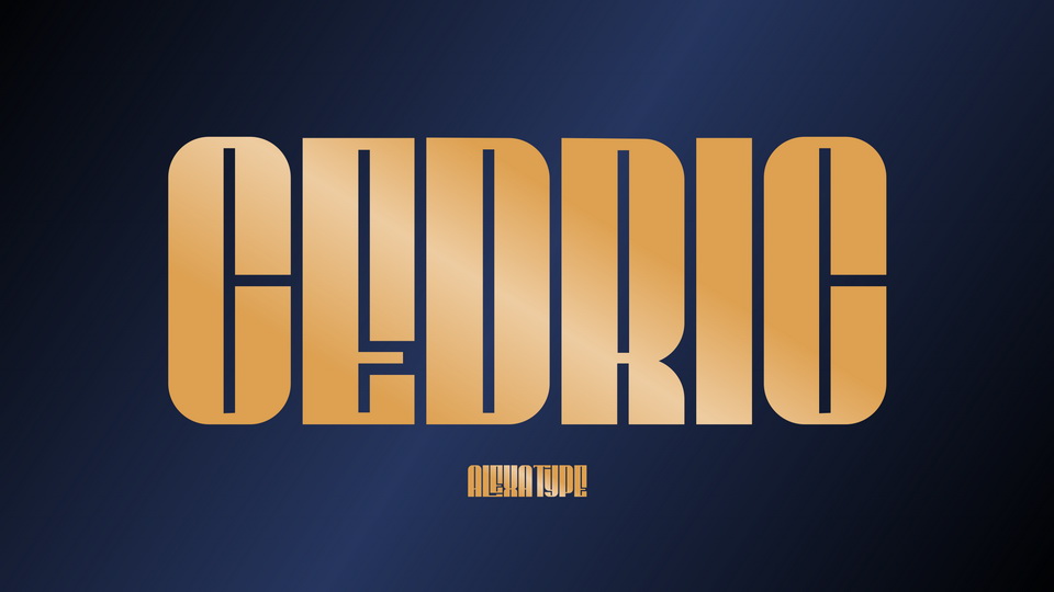 

Cedric: A Font That Exudes Luxury and Elegance