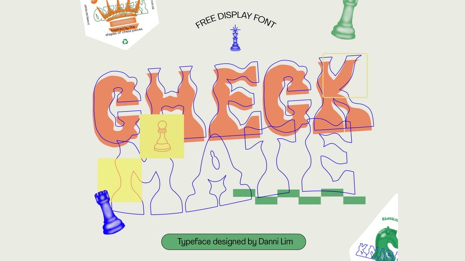 

Checkmate: A Funky Display Typeface