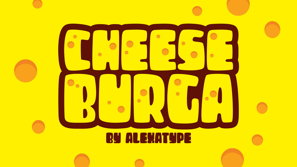 

Cheeseburga: A Versatile Font for All Types of Projects