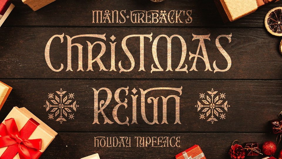 

Christmas Reign: An Exceptional Typeface Combining Professionalism and Creativity