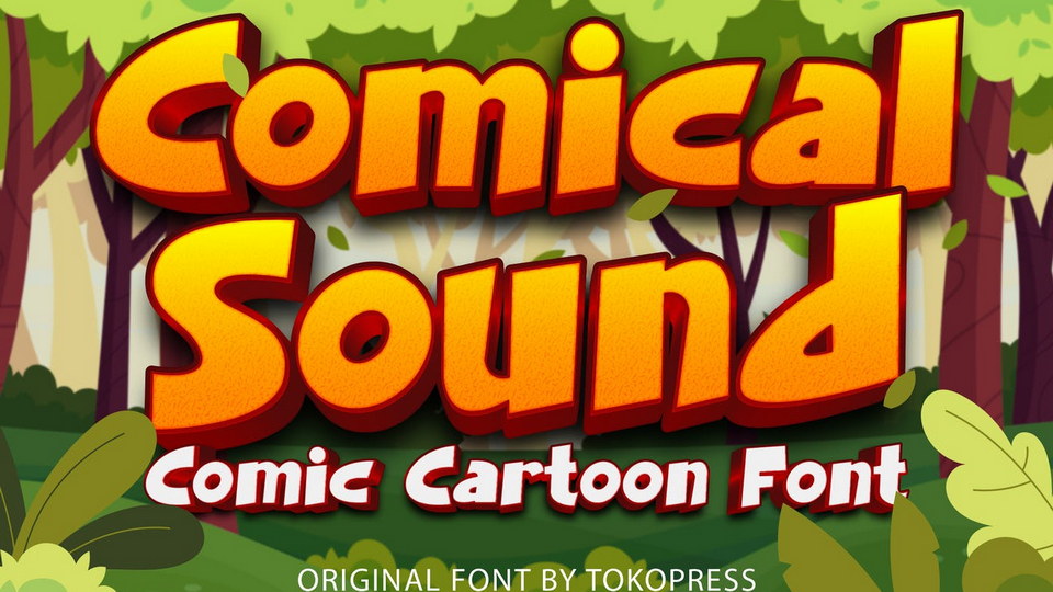 Comical Sound - Children Font: A Playful and Cheerful Typeface for Kids Market