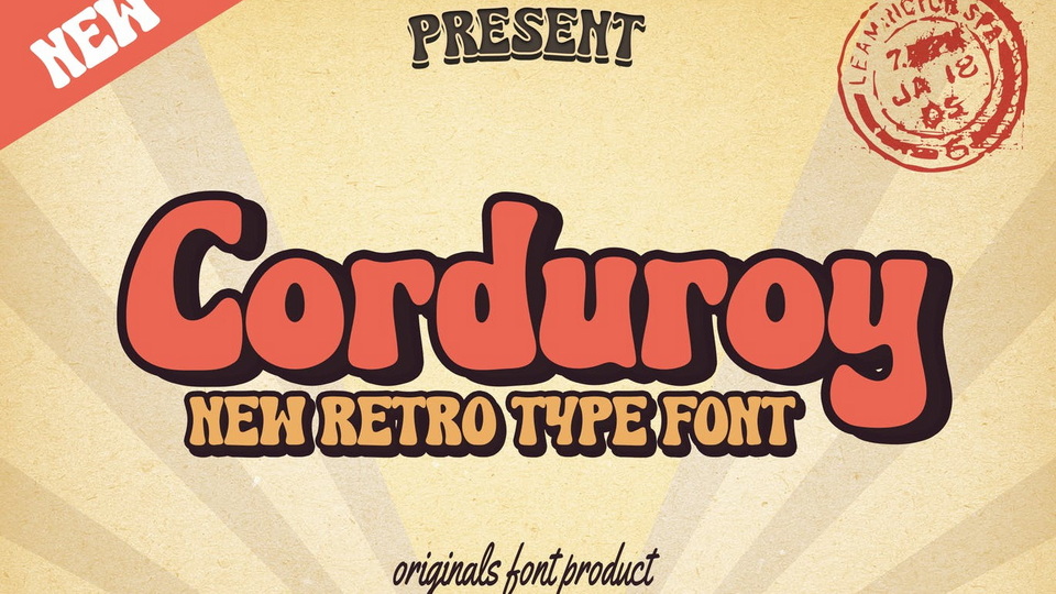 

Corduroy - A Classic and Groovy Font for Designers