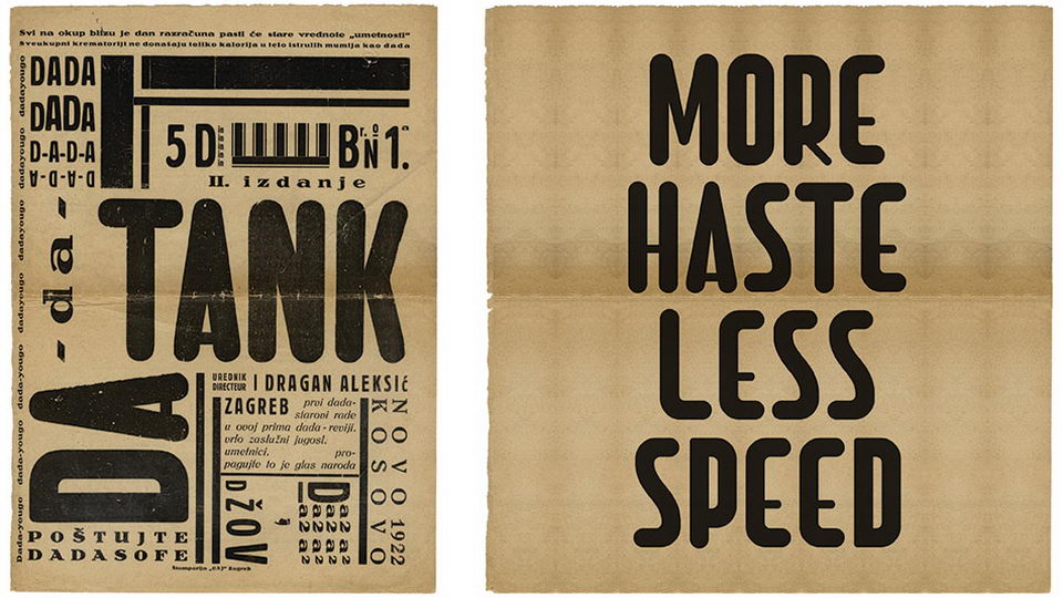 

Dada Tank: An Intriguing and Eye-Catching Display Font