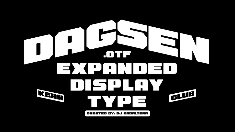 Dagsen: A Bold and Striking Display Typeface Inspired by Iconic Pinoy Classic Jeepney Sign Type and Vintage Industrial Aesthetic