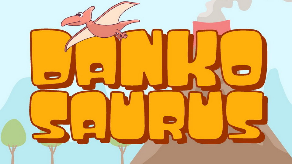 

Dankosaurus: A Playful Font that Transports You Back to the Jurassic Era