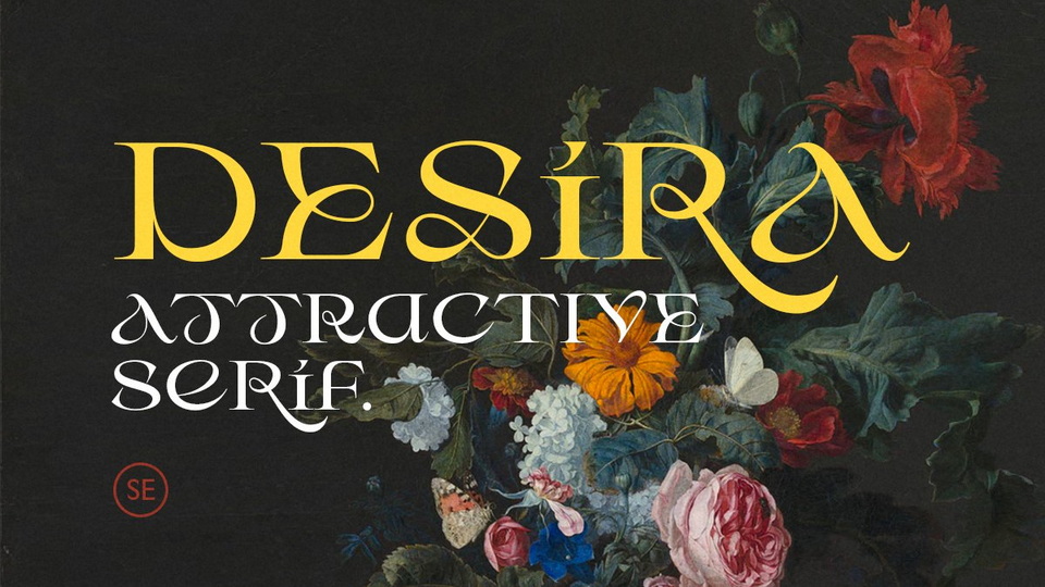 Desira: A Sleek and Contemporary Serif Font for Striking Designs