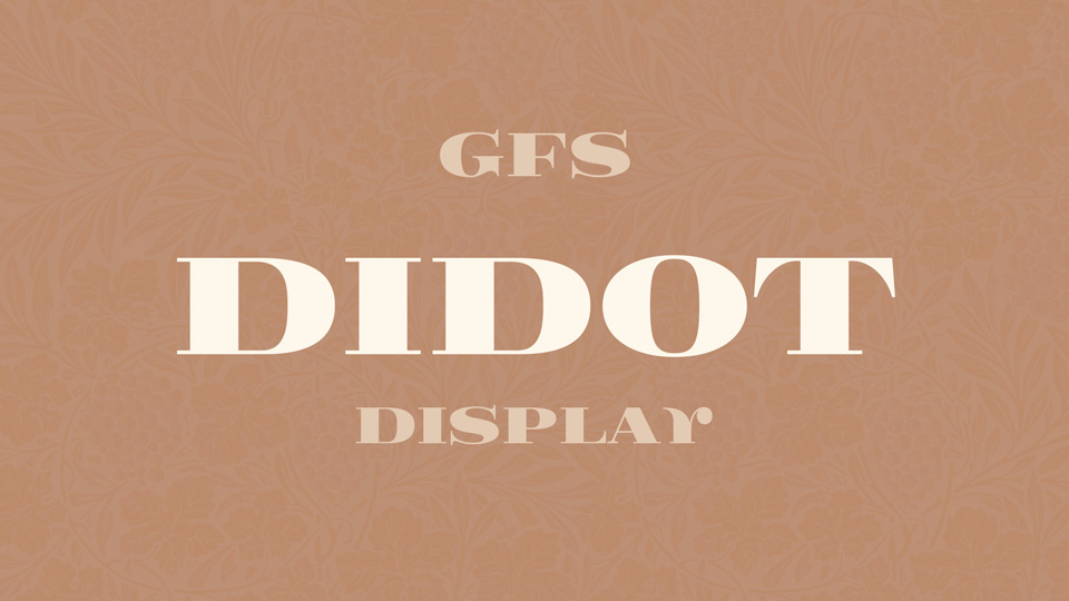 

 GFS Didot Display