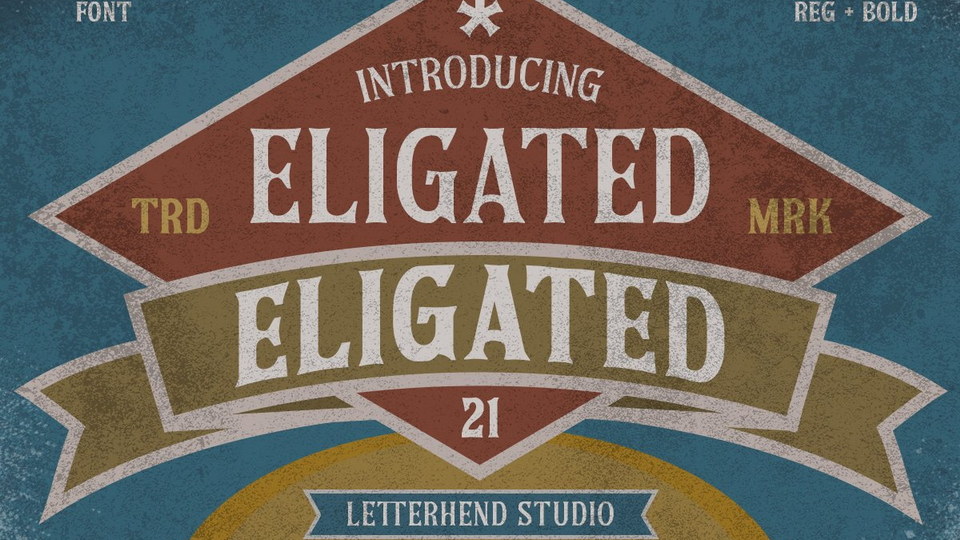 

Eligated: A Stunning Display Serif Typeface With a Nostalgic, Retro Look and Feel