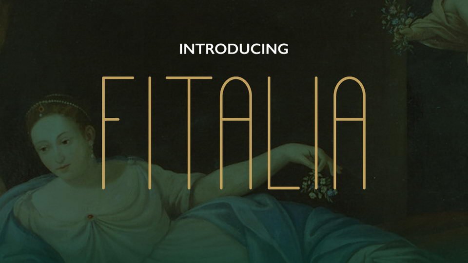 

Fitalia: An All-Caps Sans-Serif Typeface That Embodies Elegance and Modernity